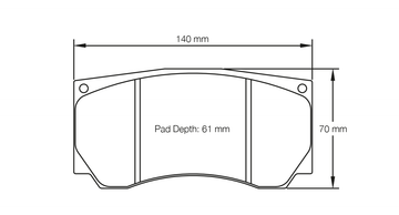 Pagid Brake Pad Set E8033 RST1 - 0