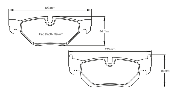 Pagid Brake Pad Set E8035 RSL29