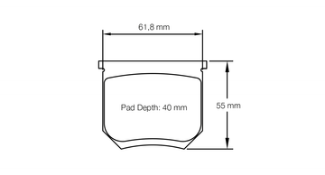 Pagid Brake Pad Set E8055 RSH42 - 0