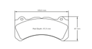Pagid Brake Pad Set E8062 RSL1-2