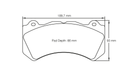 Pagid Brake Pad Set E8081 RSC1-2