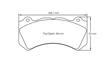 Pagid Brake Pad Set E8081 RSL1 - 0