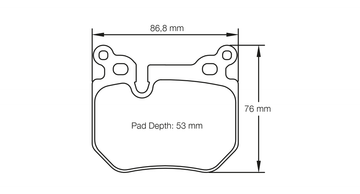 Pagid Brake Pad Set E8085 RSL29 - 0
