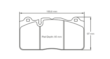 Pagid Brake Pad Set E8091 RSL19 - 0