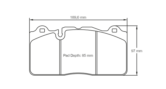 Pagid Brake Pad Set E8091 RSL19