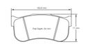 Pagid Brake Pad Set E8100 RSL1-2