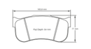 Pagid Brake Pad Set E8101 RST1-2