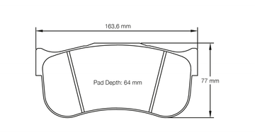 Pagid Brake Pad Set E8101 RST1 - 0