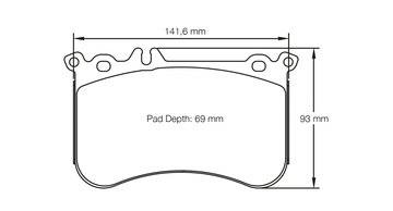 Pagid Brake Pad Set E8188 RSL29 - 0
