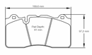 Pagid Brake Pad Set E8253 RSC1-2
