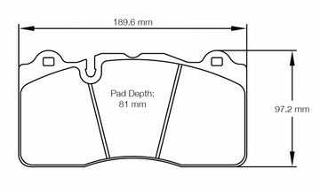Pagid Brake Pad Set E8253 RSC1 - 0