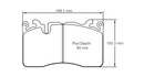 Pagid Brake Pad Set E8269 RSC1-2