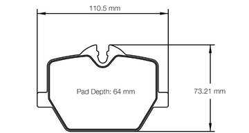 Pagid Brake Pad Set E8276 RSL29 - 0