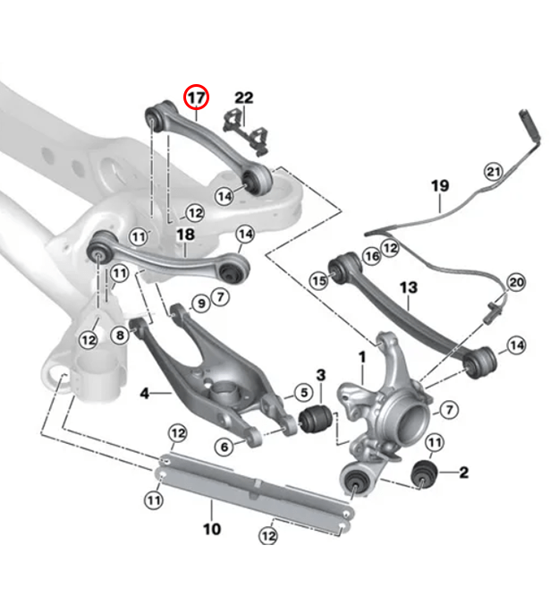E8X/E9X/F2X/F3X Adjustable Upper Camber Arms