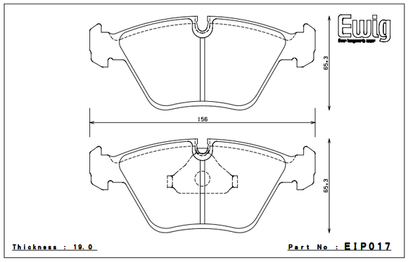 Endless Brake Pad Set EIP017 MP