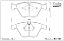 Endless Brake Pad Set EIP120 MX72-2