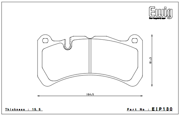 Endless Brake Pad Set EIP130 MP