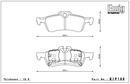 Endless Brake Pad Set EIP133 PC35-2
