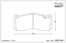 Endless Brake Pad Set EIP144 S580-2