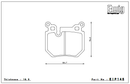 Endless Brake Pad Set EIP145 ME22-2