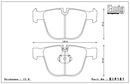 Endless Brake Pad Set EIP151 MX72-2