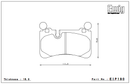 Endless Brake Pad Set EIP190 MP-2