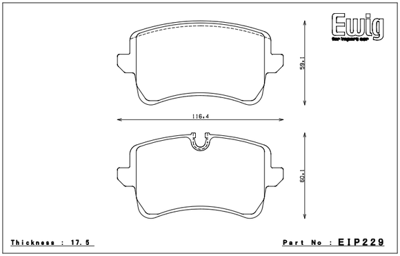 Endless Brake Pad Set EIP229 MP