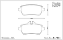 Endless Brake Pad Set EIP231 CCRG-2