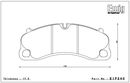 Endless Brake Pad Set EIP240 MX72-2