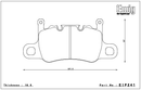 Endless Brake Pad Set EIP241 MP-2