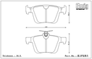 Endless Brake Pad Set EIP251 MP-2