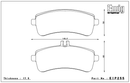 Endless Brake Pad Set EIP255 MP-2
