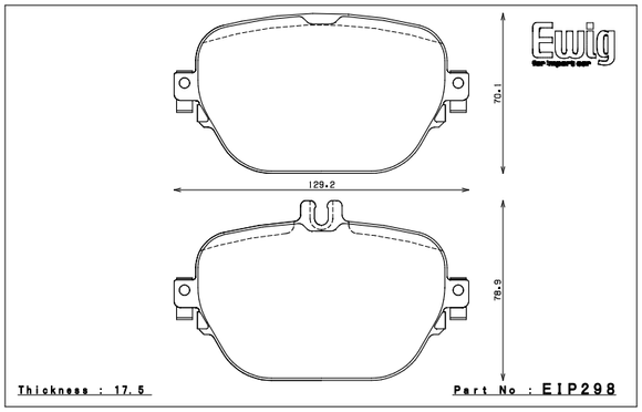 Endless Brake Pad Set EIP298 MP