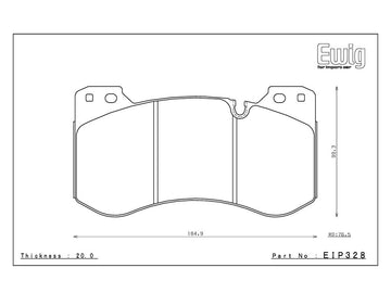 Endless Brake Pad Set EIP328 ME20 - 0