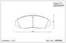 Endless Brake Pad Set EP368 MX72-2