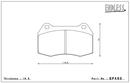 Endless Brake Pad Set EP450 MX72-2
