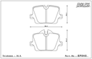 Endless Brake Pad Set EP540 MX72-2