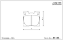 Endless Brake Pad Set EP559 ME22-2