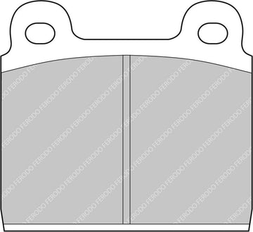 Ferodo Brake Pad Set FCP11H DS2500 - 0