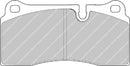 Ferodo Brake Pad Set FCP1281H DS2500-2