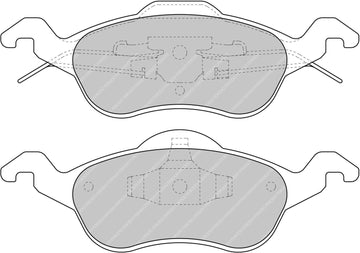 Ferodo Brake Pad Set FCP1318H DS2500 - 0