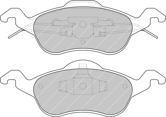 Ferodo Brake Pad Set FCP1318H DS2500