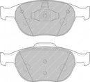 Ferodo Brake Pad Set FCP1568H DS2500-2