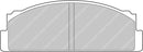 Ferodo Brake Pad Set FCP22H DS2500-2