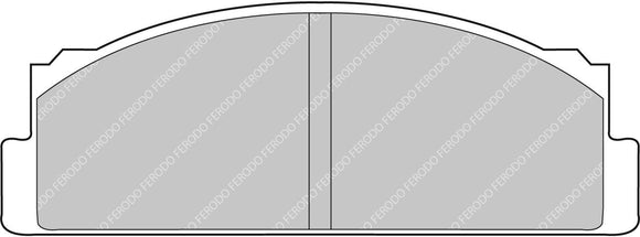 Ferodo Brake Pad Set FCP29H DS2500