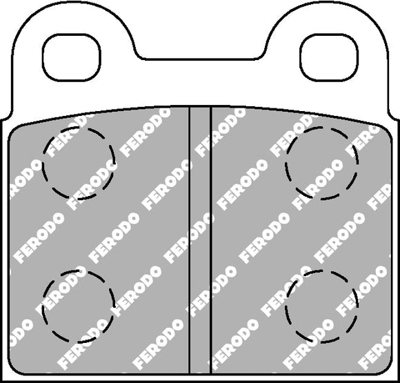 Ferodo Brake Pad Set FCP3R DS3000