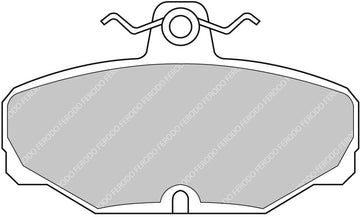 Ferodo Brake Pad Set FCP408H DS2500 - 0