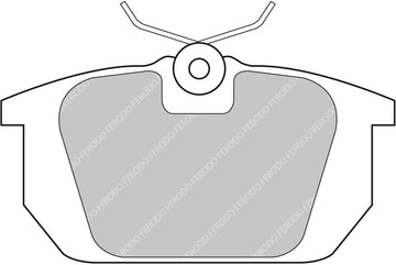 Ferodo Brake Pad Set FCP409H DS2500 - 0