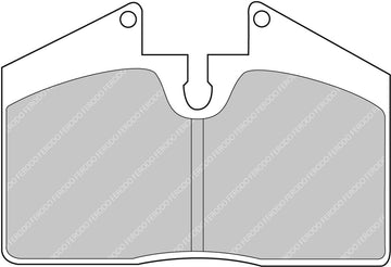 Ferodo Brake Pad Set FCP451H DS2500 - 0