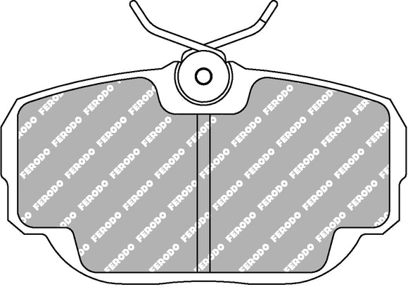 Ferodo Brake Pad Set FCP660H DS2500